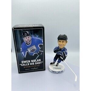 San Jose Shark - Owen Nolan 11 "Calls His Shot" Bobblehead Bobble Head 2019 NIB